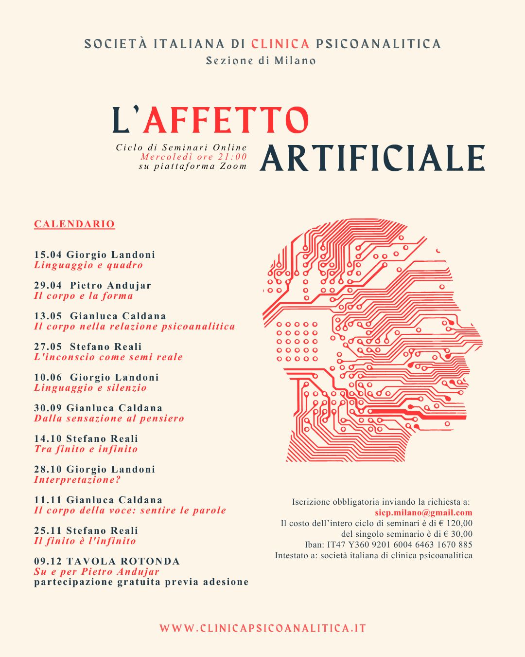 Ciclo di seminari: L’AFFETTO ARTIFICIALE